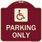 Signmission ADA Compliant Parking AccessibleHeavy-Gauge Aluminum Architectural Sign, 18" x 18", BU-1818-24662 A-DES-BU-1818-24662 - alternate 1